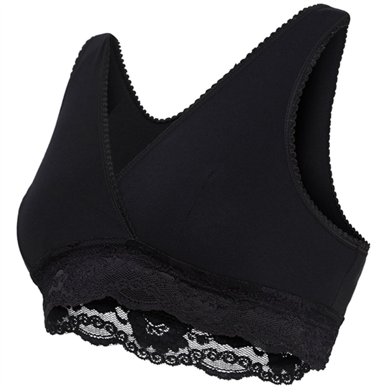 Carriwell Crossover Sleeping And Nursing Bra Black