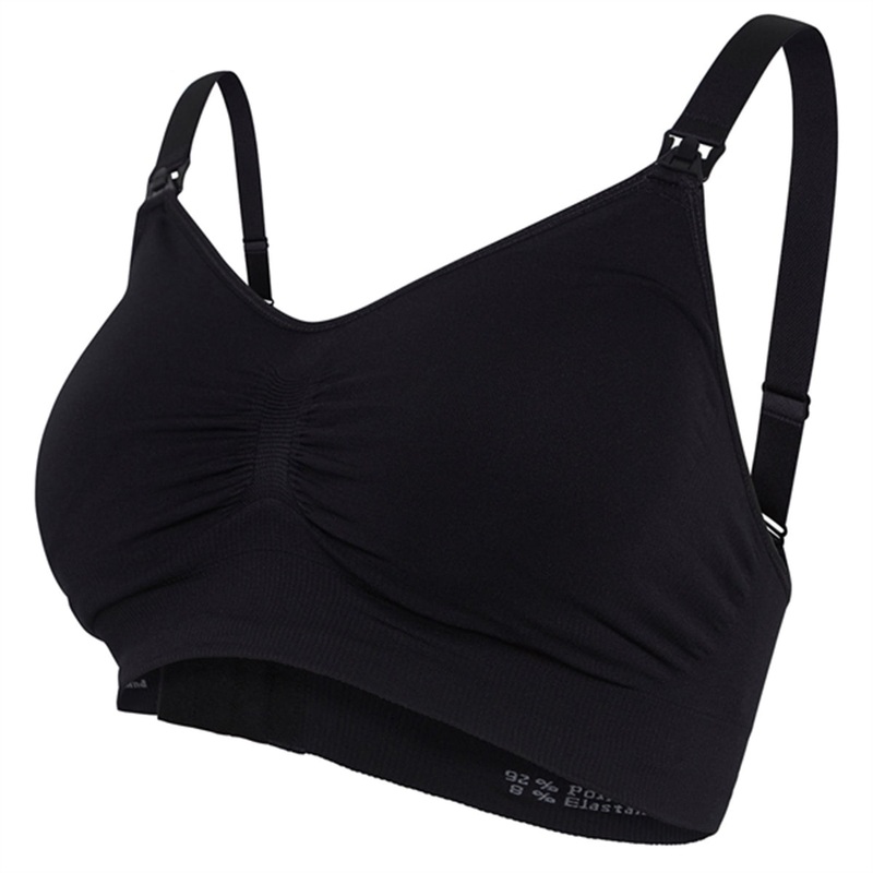 Carriwell Padded Maternity And Nursing Bra Black