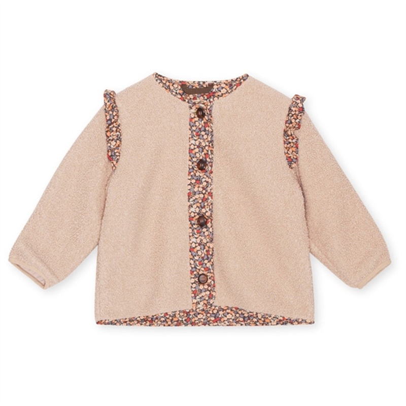 Konges Sljd Grizz Frill Jacket Cream Off White