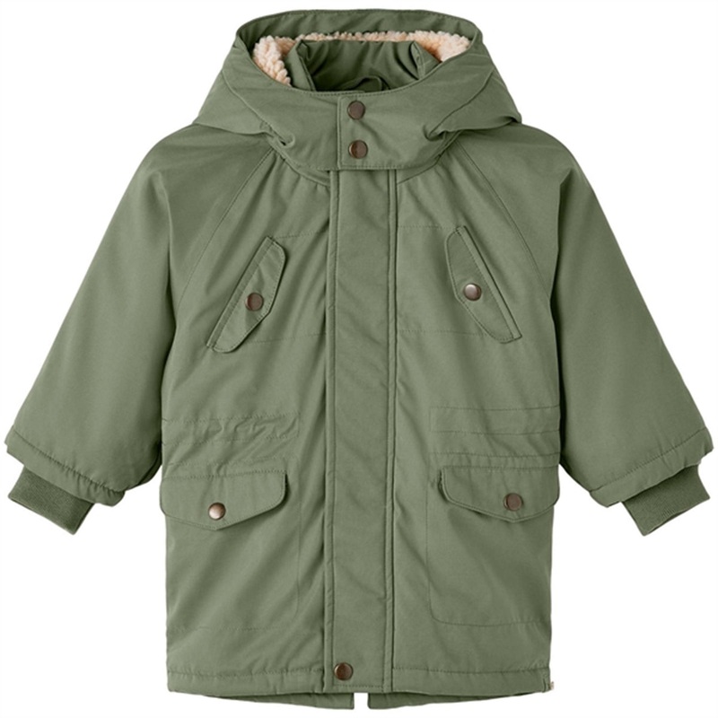 Lil’Atelier Oil Green Golan Padded Jacket