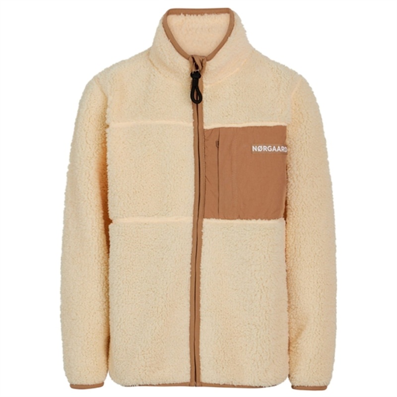Mads Nrgaard Teddy Fleece Jeffo Jacket Vanilla Custard