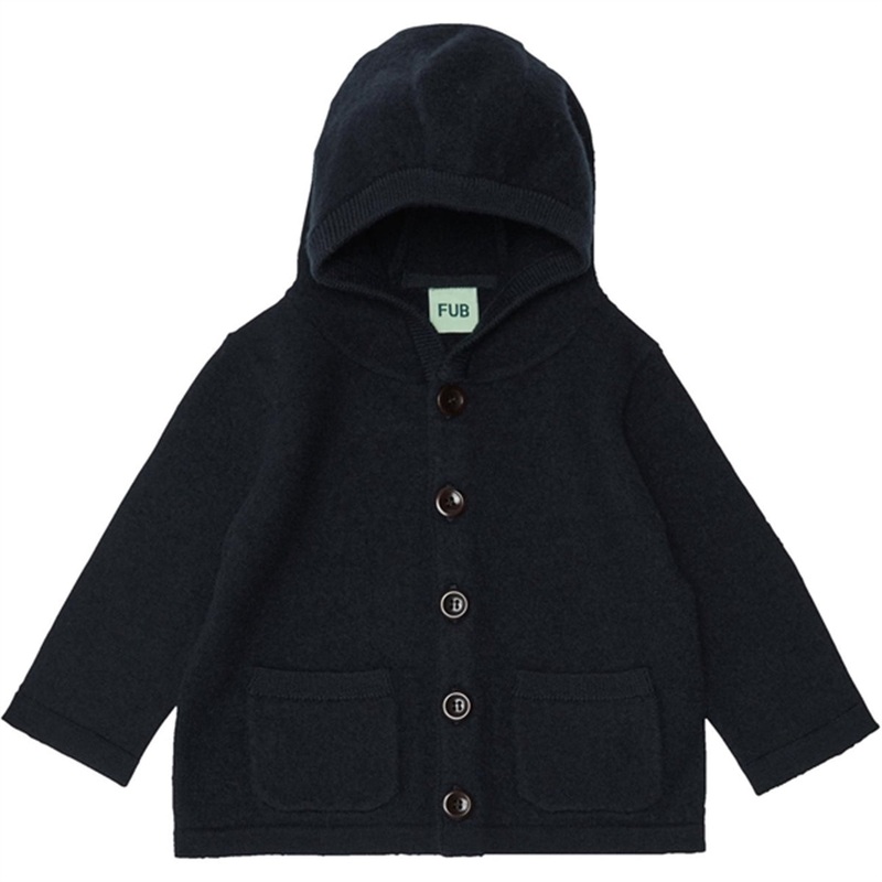 FUB Baby Felted Jacket Dark Navy
