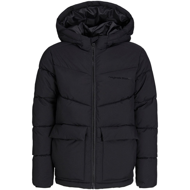 Jack \u0026 Jones Junior Black Vesterbro Puffer Jacket