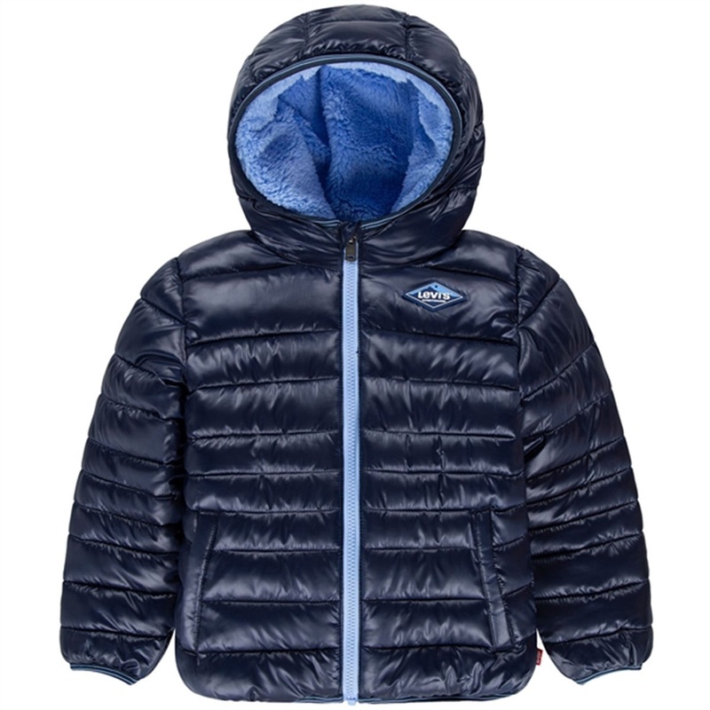 Levi’s Sherpa Lined Puffer Jacket Dress Blues