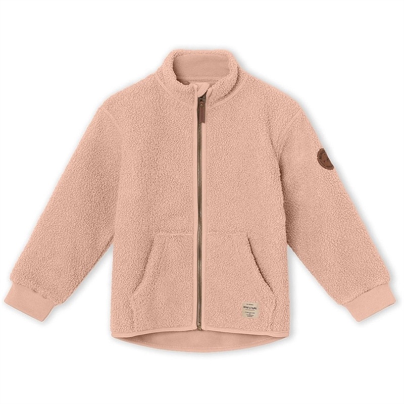 MINI A TURE Saleh Teddy Fleece Jacket Rose Dust