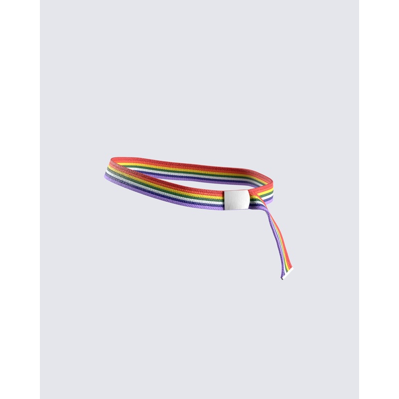 Cheryse Rainbow Woven Belt