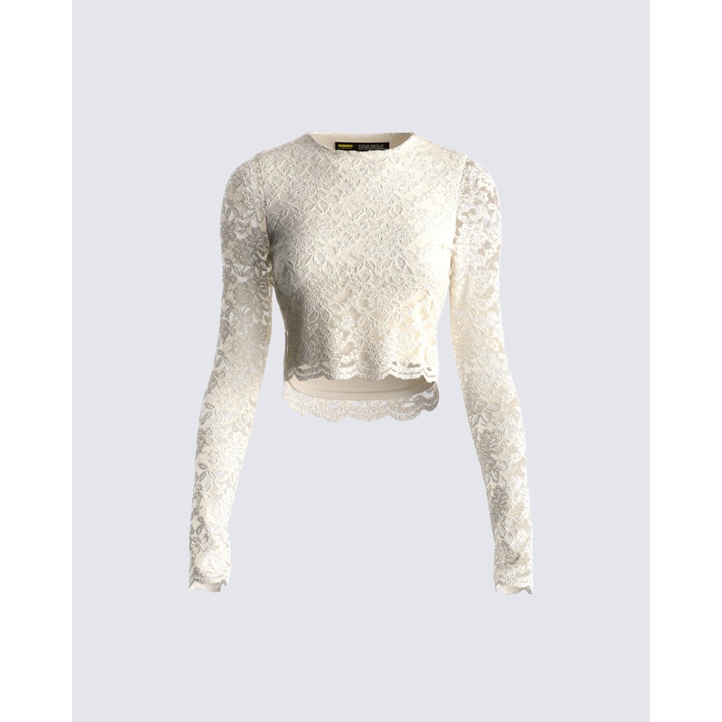 Esperanza Ivory Lace Top