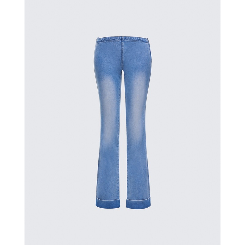 Juliana Blue Denim Low Rise Jean