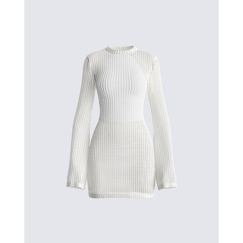 Angelina Ivory Mini Dress