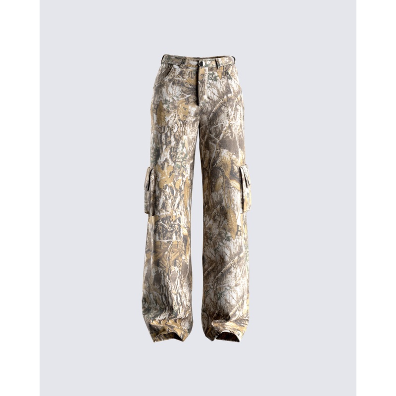 Ema Camo Twill Pocket Pant