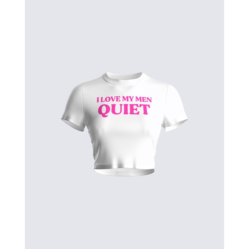 Kalea White Jersey Graphic Top