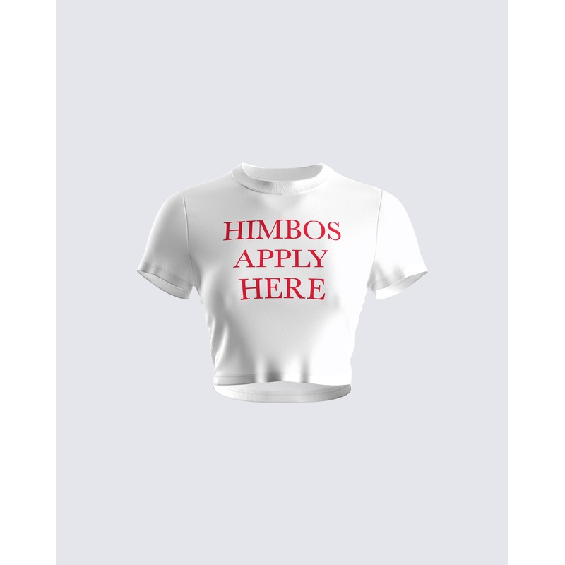 Leela White Jersey Graphic Top