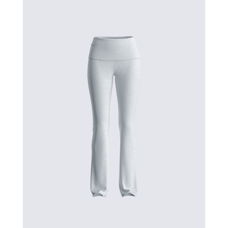 Noam Heather Grey Foldover Legging