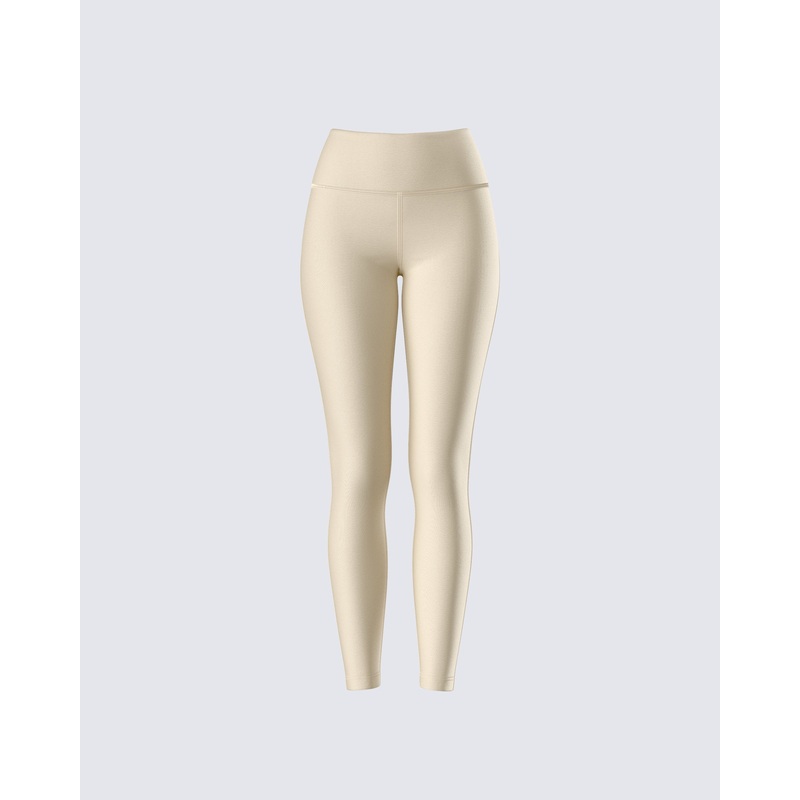 Jyn Khaki Jersey Leggings