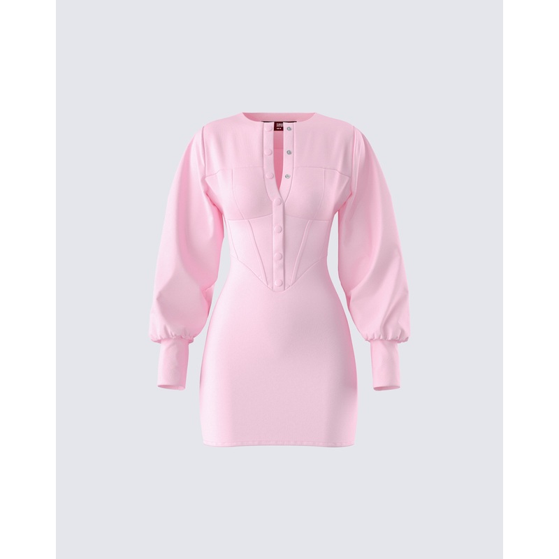 Alice Pink Mini Dress
