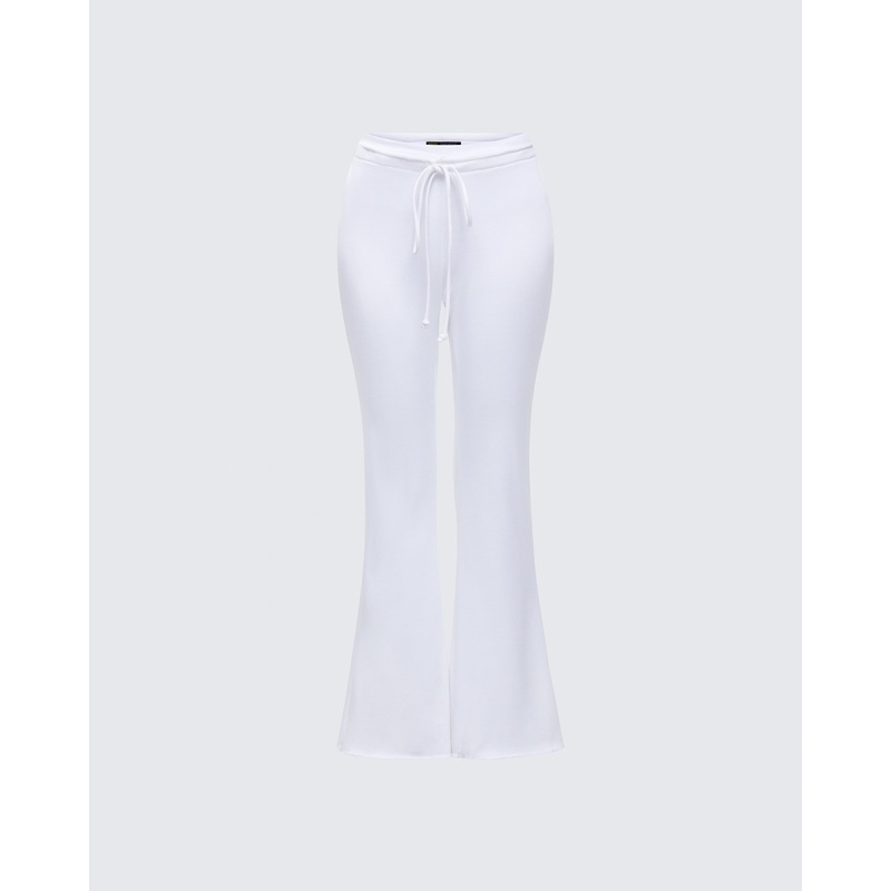 Anahita White Flared Pant