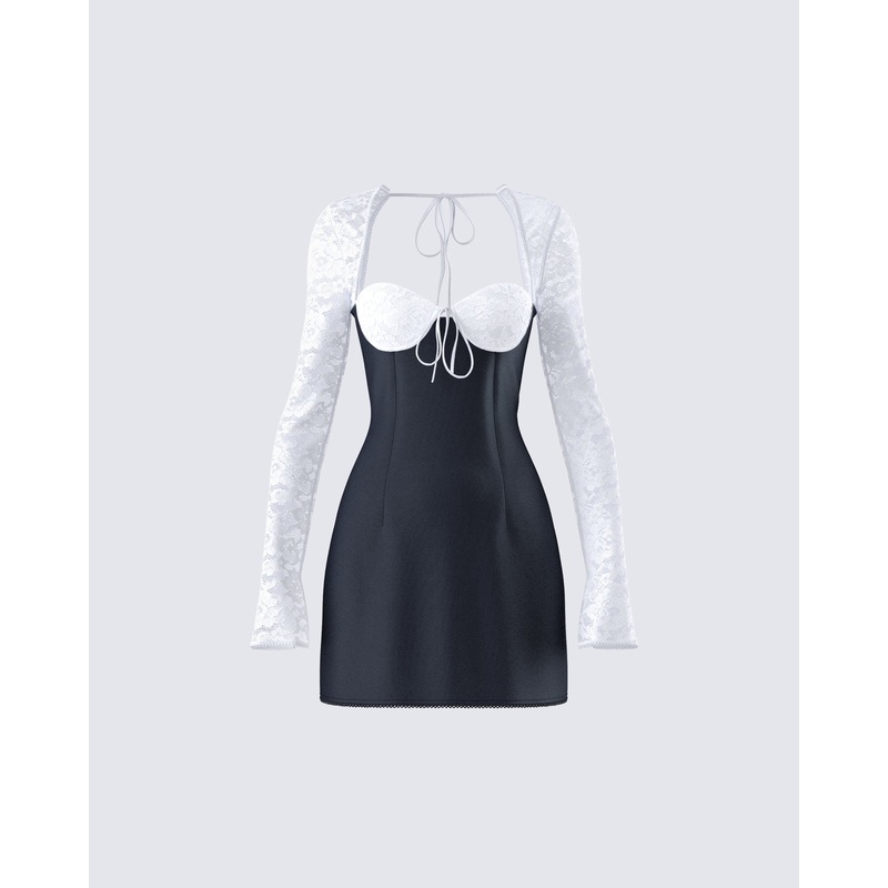 Bellona Color Block Mini Dress