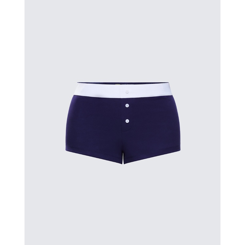 Dallyn Navy Jersey Boy Short