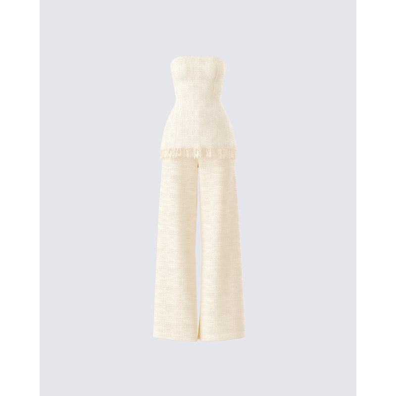 Havanah Ivory Tweed Set