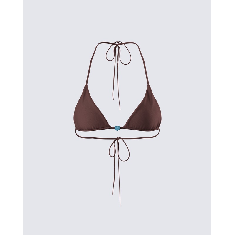 Landry Brown Triangle Top