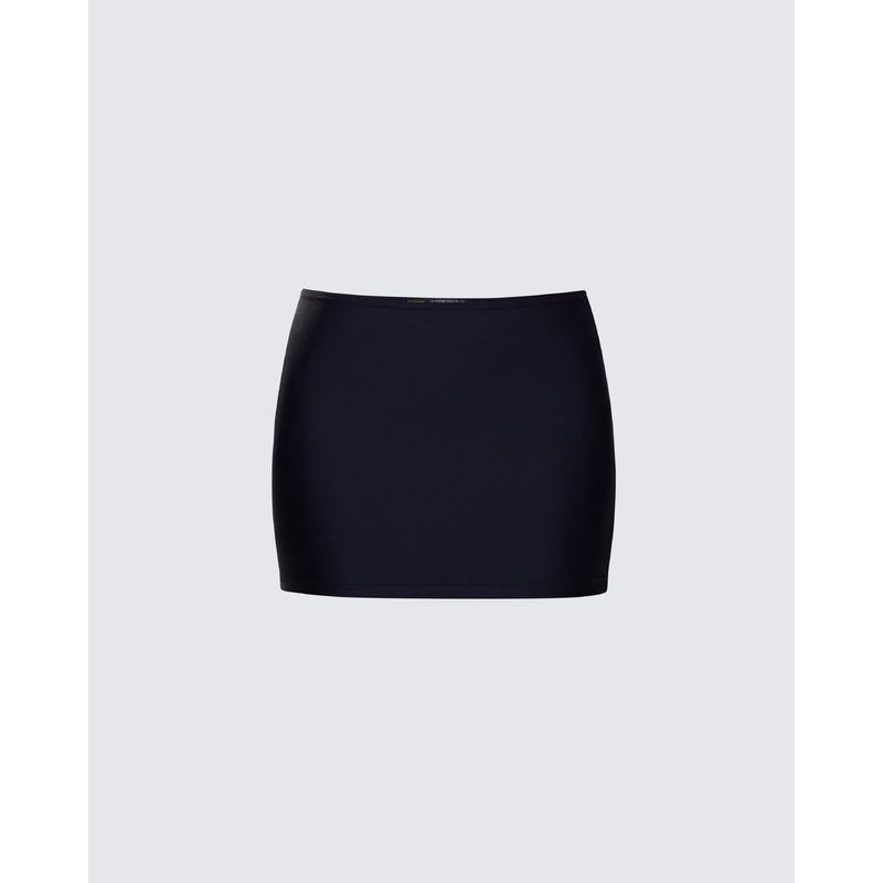 Monika Black Micro Mini Skirt