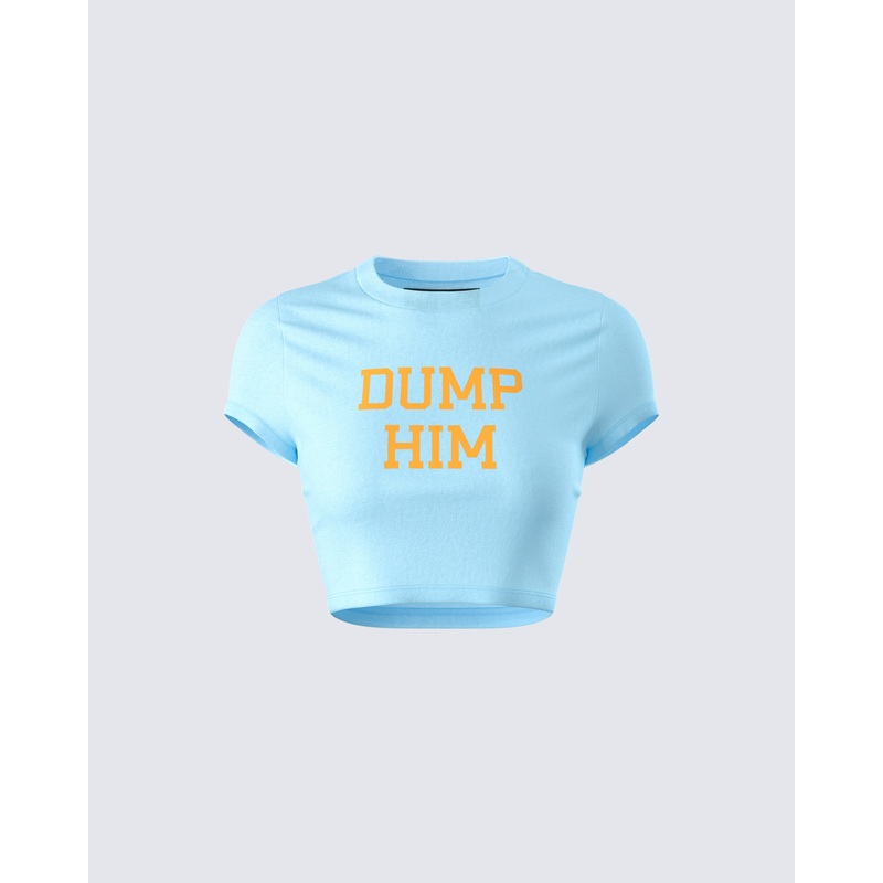 Seraina Aqua Graphic Top