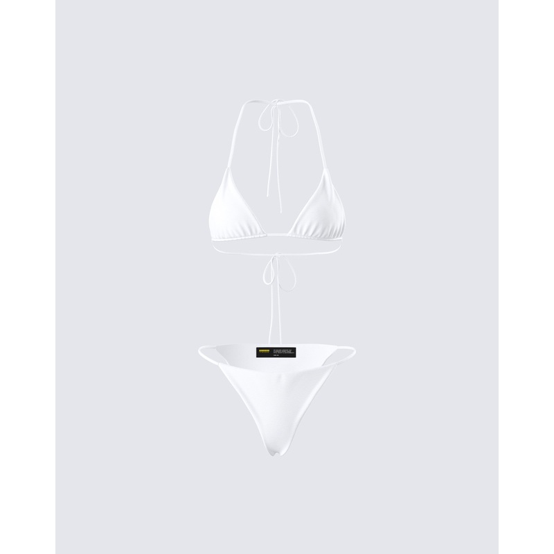 Twyla White Bikini Set