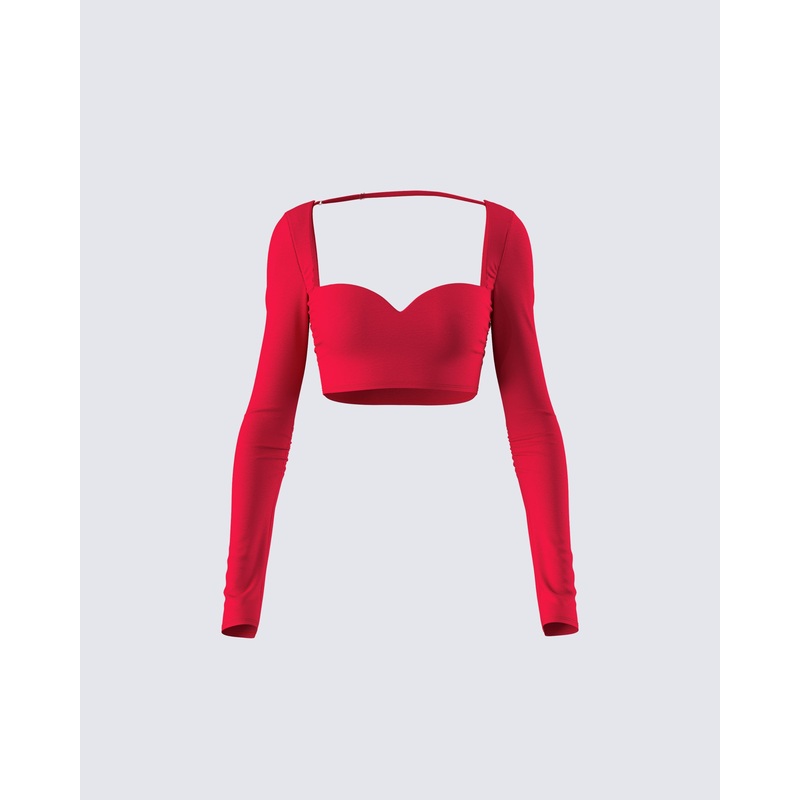 Venetia Red Sweetheart Top