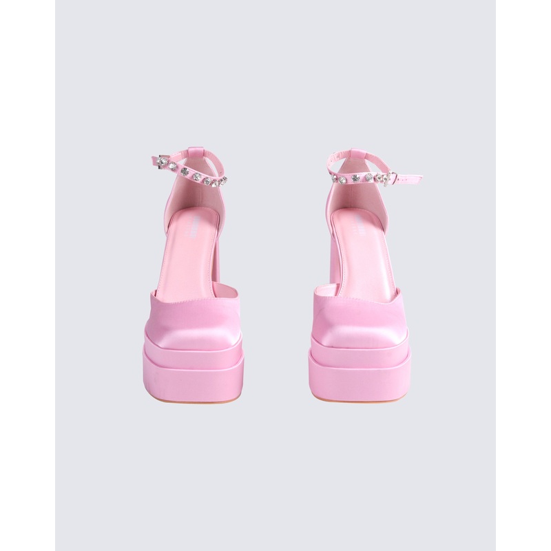 Beatrice Pink Platform Heel