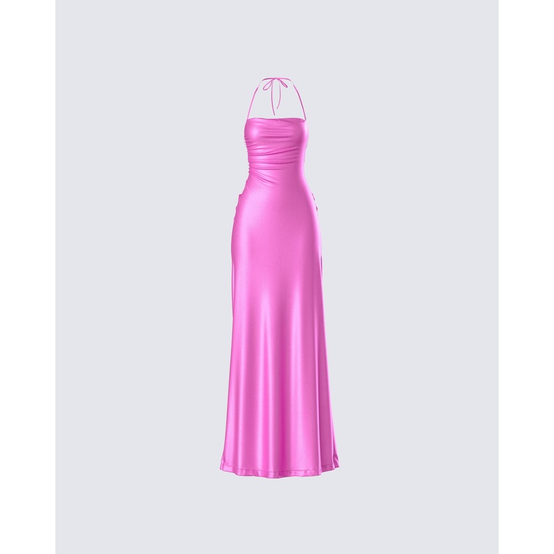 Koa Pink Metallic Gown