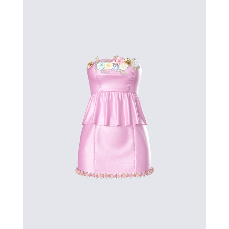 Nora Pink Floral Set