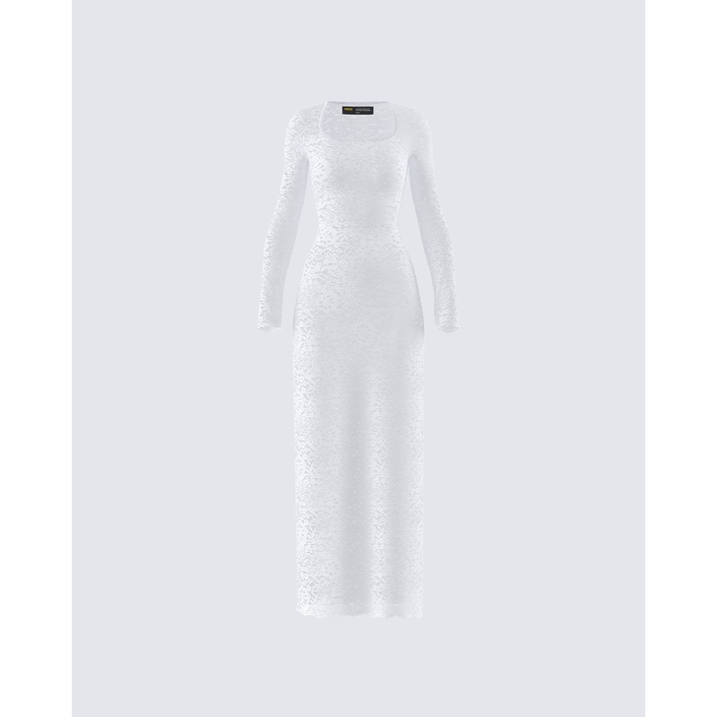 Tanith White Lace Maxi Dress