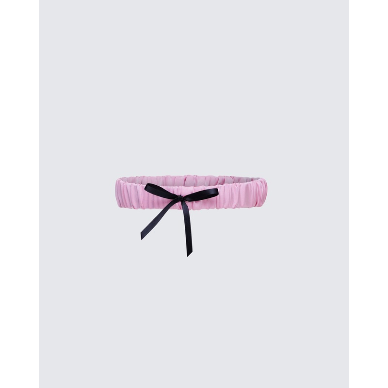 Giselda Pink Thigh Garter