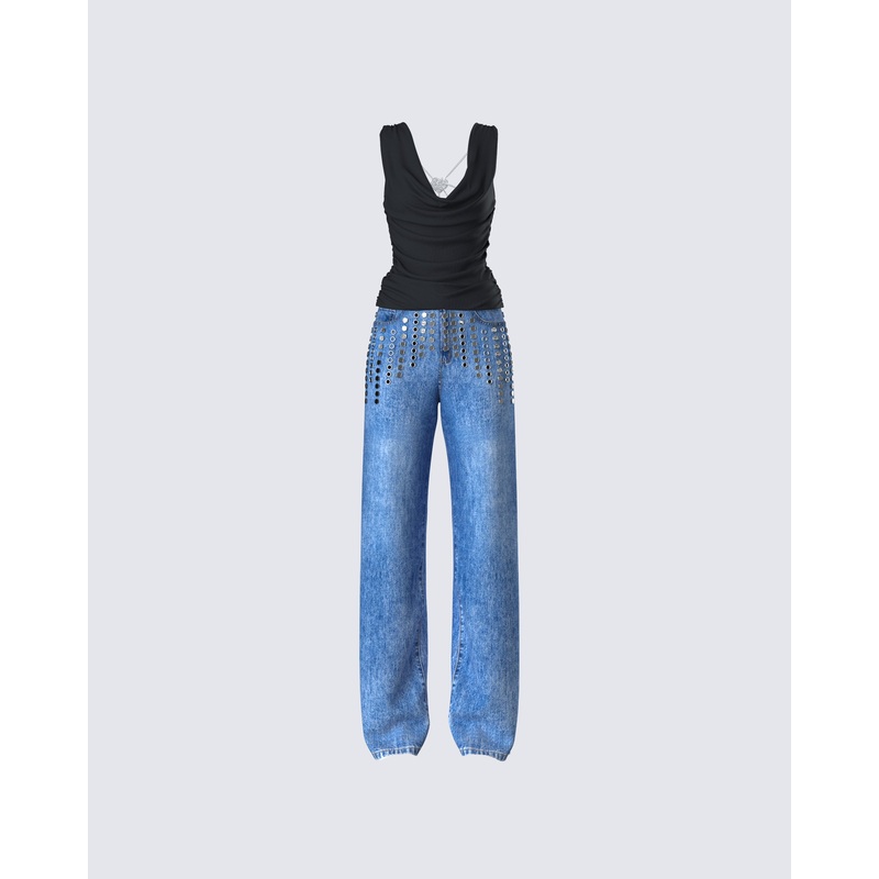 Mavi Denim Set