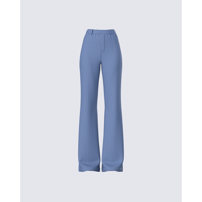 Miren Grey Pinstripe Trouser Pant