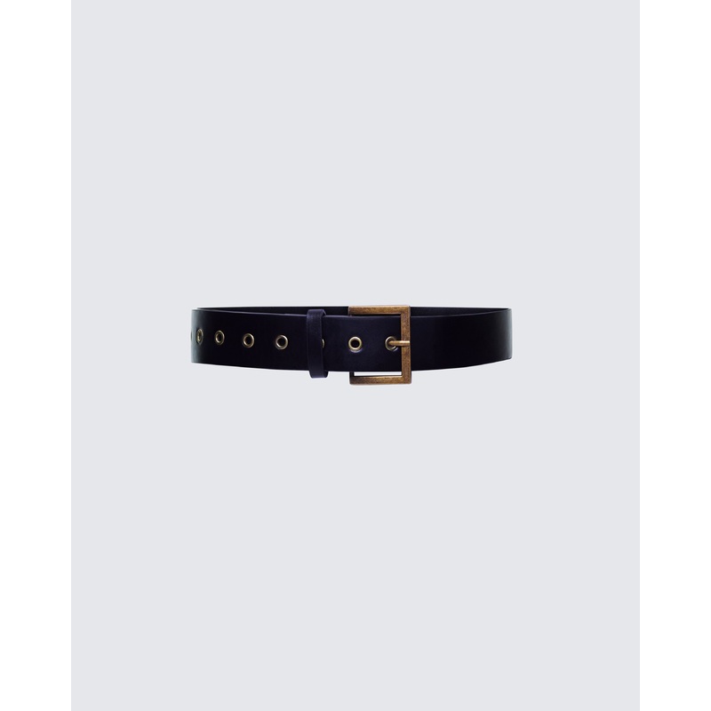 Isabeau Black Waist Belt