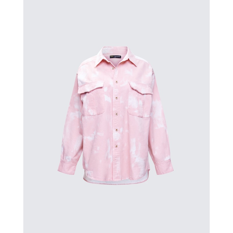 Karasi Pink Wash Loose Fit Shirt