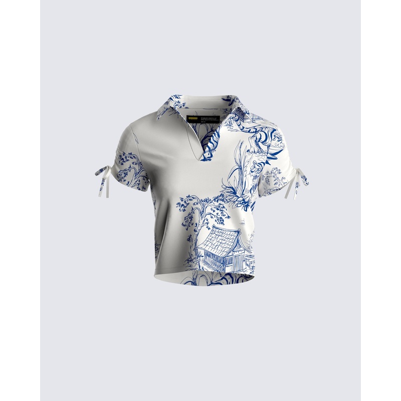 Dawn Tiger Print Top