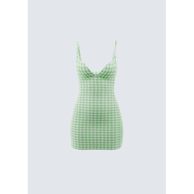 Dori Green Mini Dress