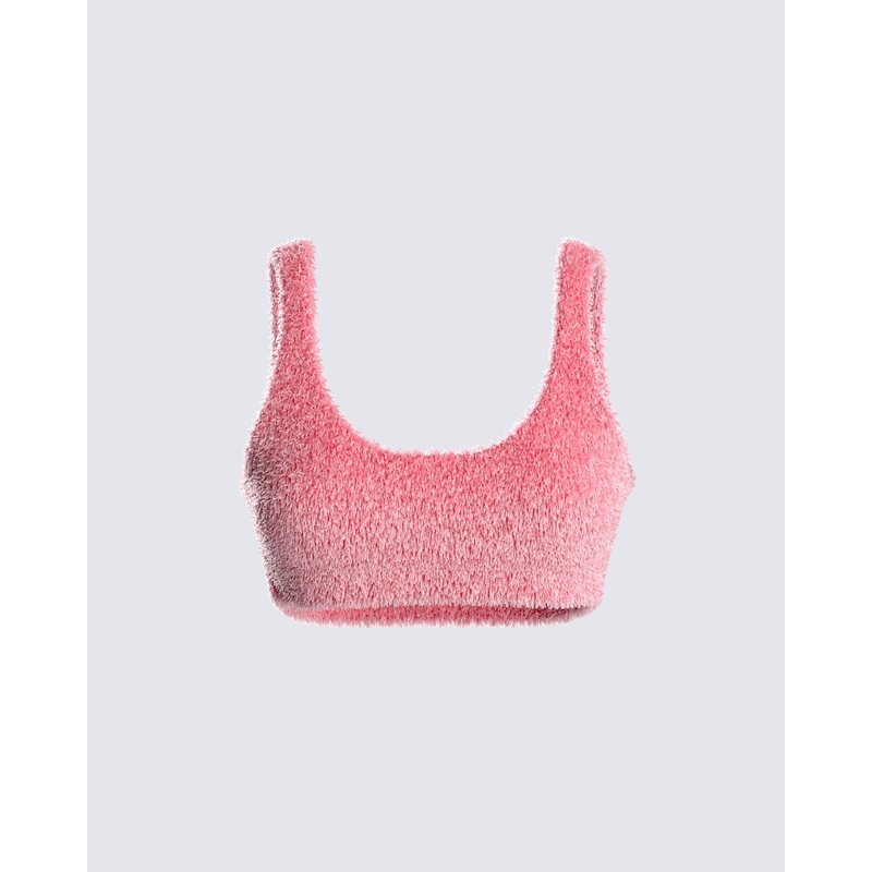 Joss Knit Scoop Neck Cropped Top