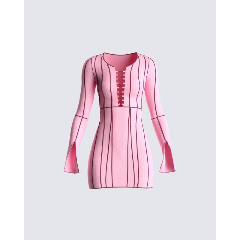 Karlie Strawberry Mini Dress