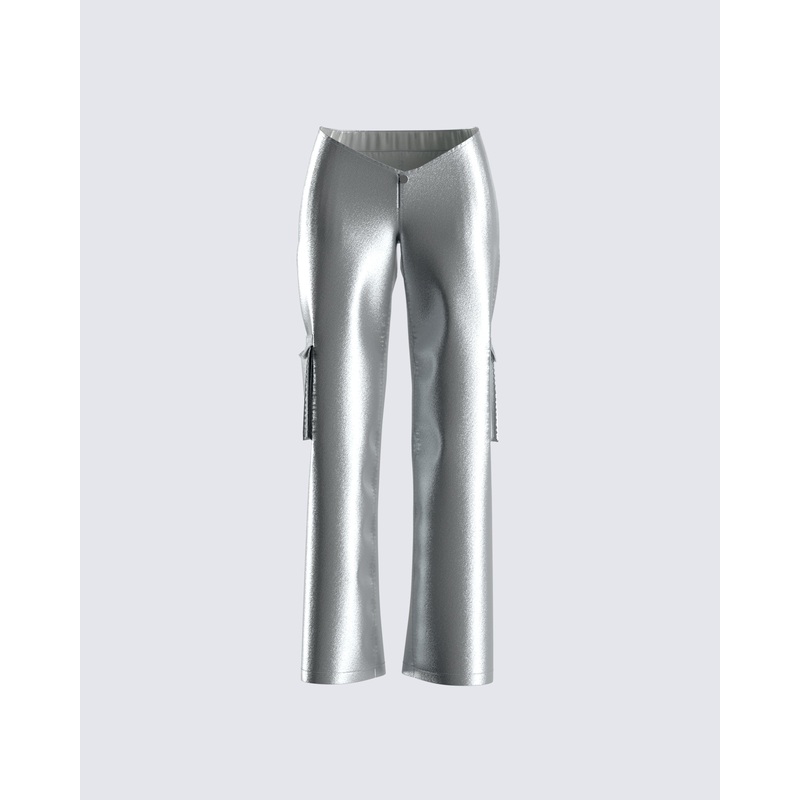 Rara Chrome Low V Pants