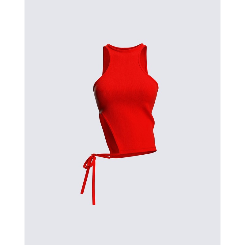 Allen Red Cut Away Tank