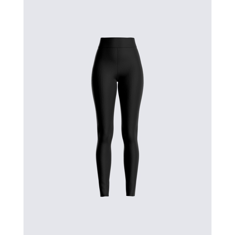 Allison Black Jersey Legging