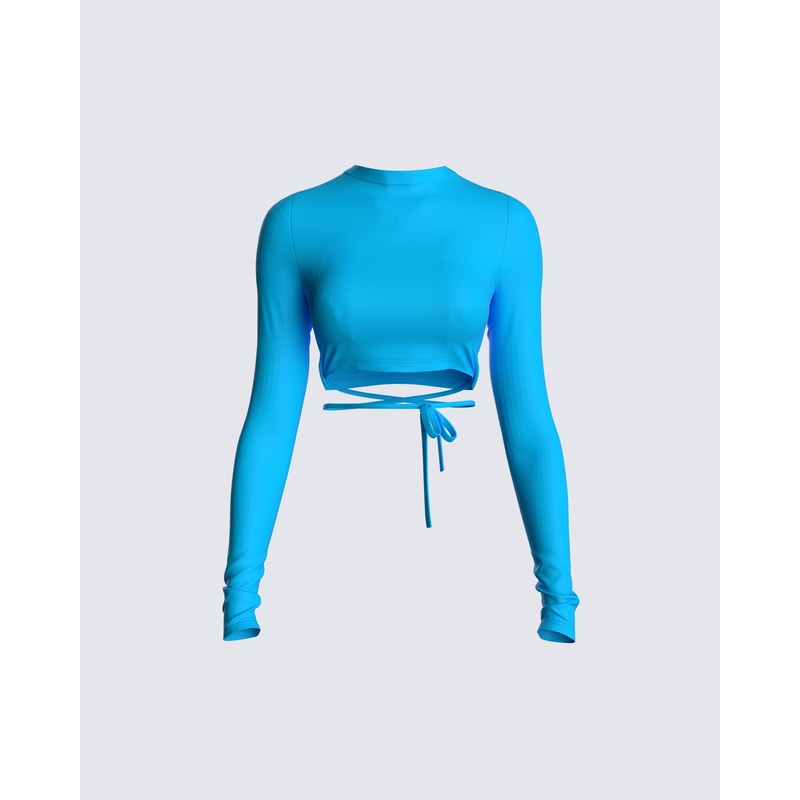 Cameron Blue Long Sleeve Top