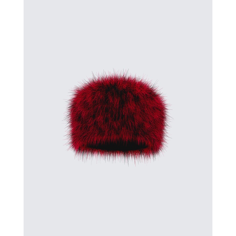 Carolina Red Fur Hat