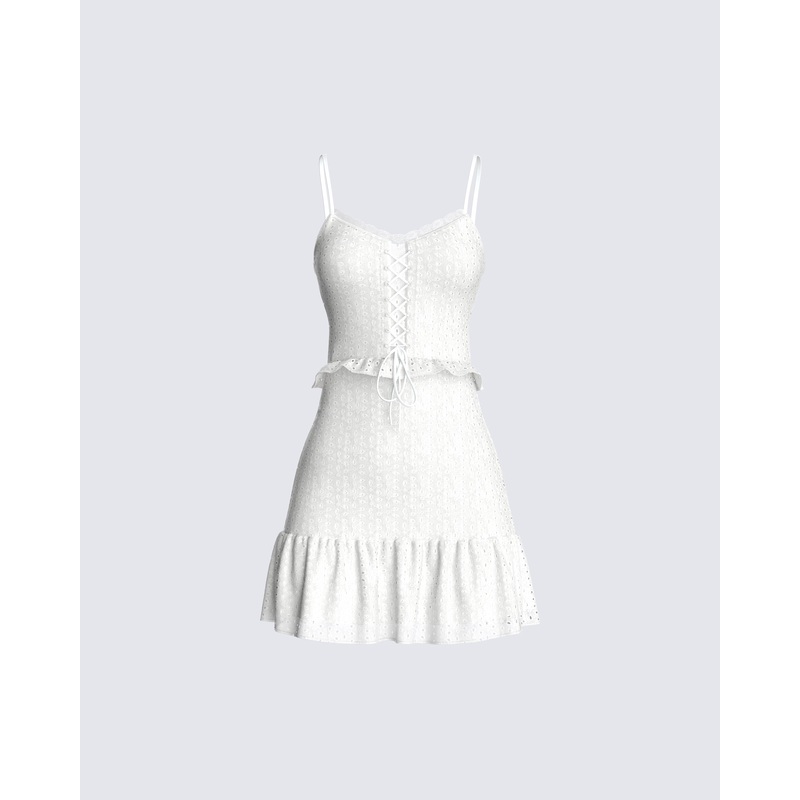 Delilah White Mini Dress