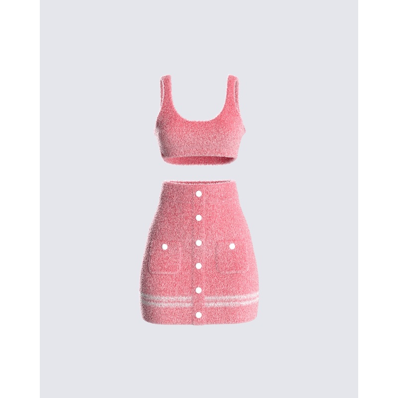 Joss Pink Sweater Set