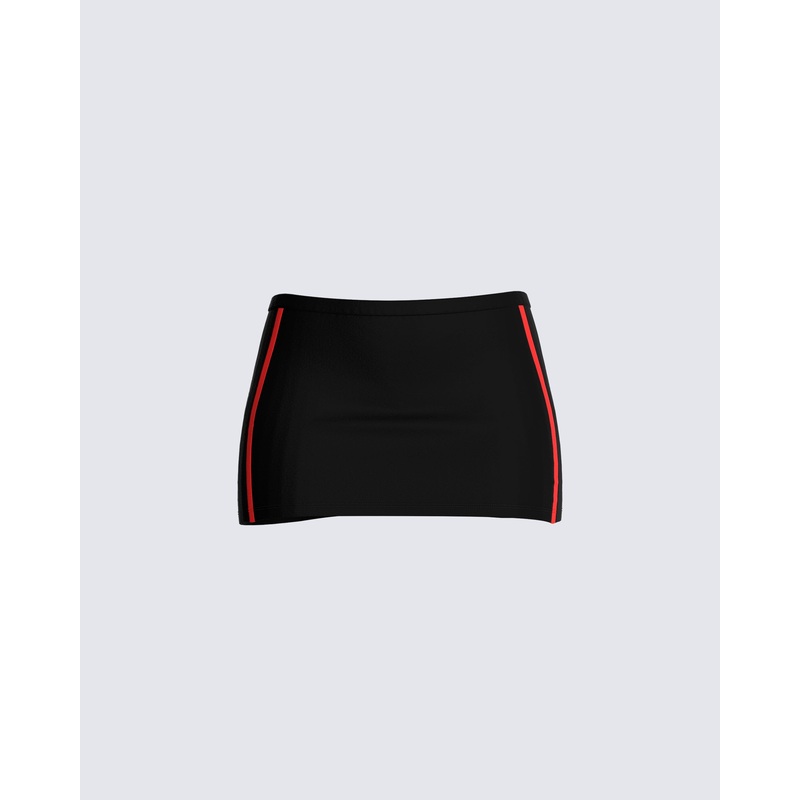 Leon Black Mini Skirt