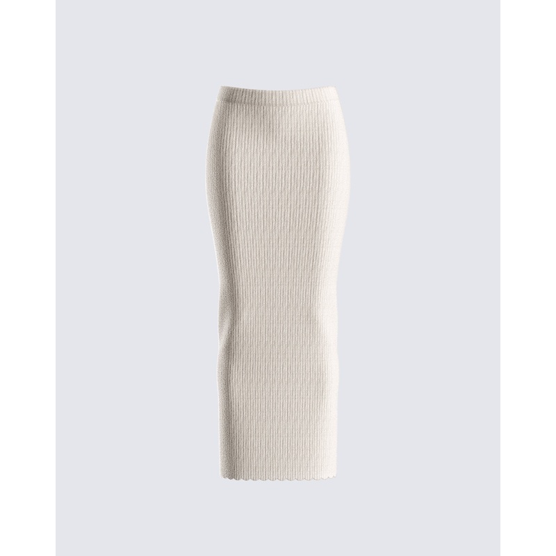 Liberty Ivory Knit Maxi Skirt
